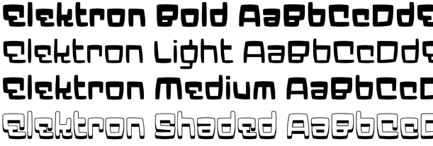 Elektron Font Family by Device | Font Bros