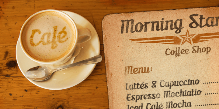 ABTS milk Font Poster #1