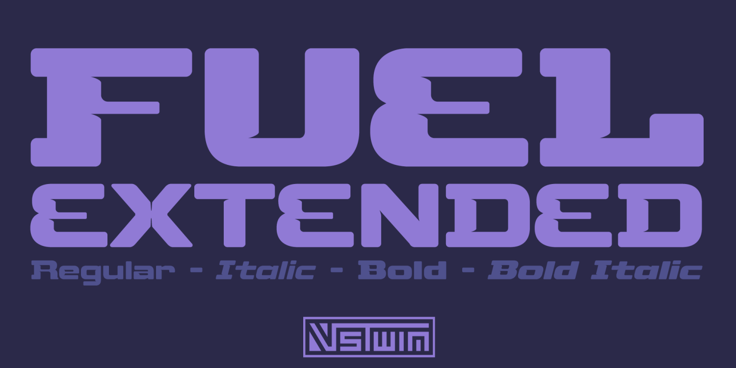 Fuel Extended Font Poster #1