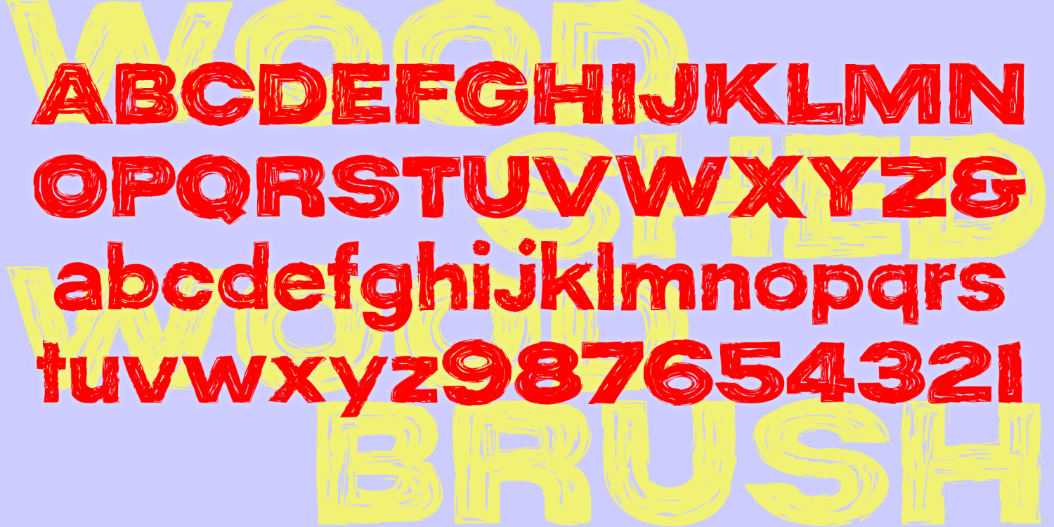 Wood Shed Regular Font Poster #1