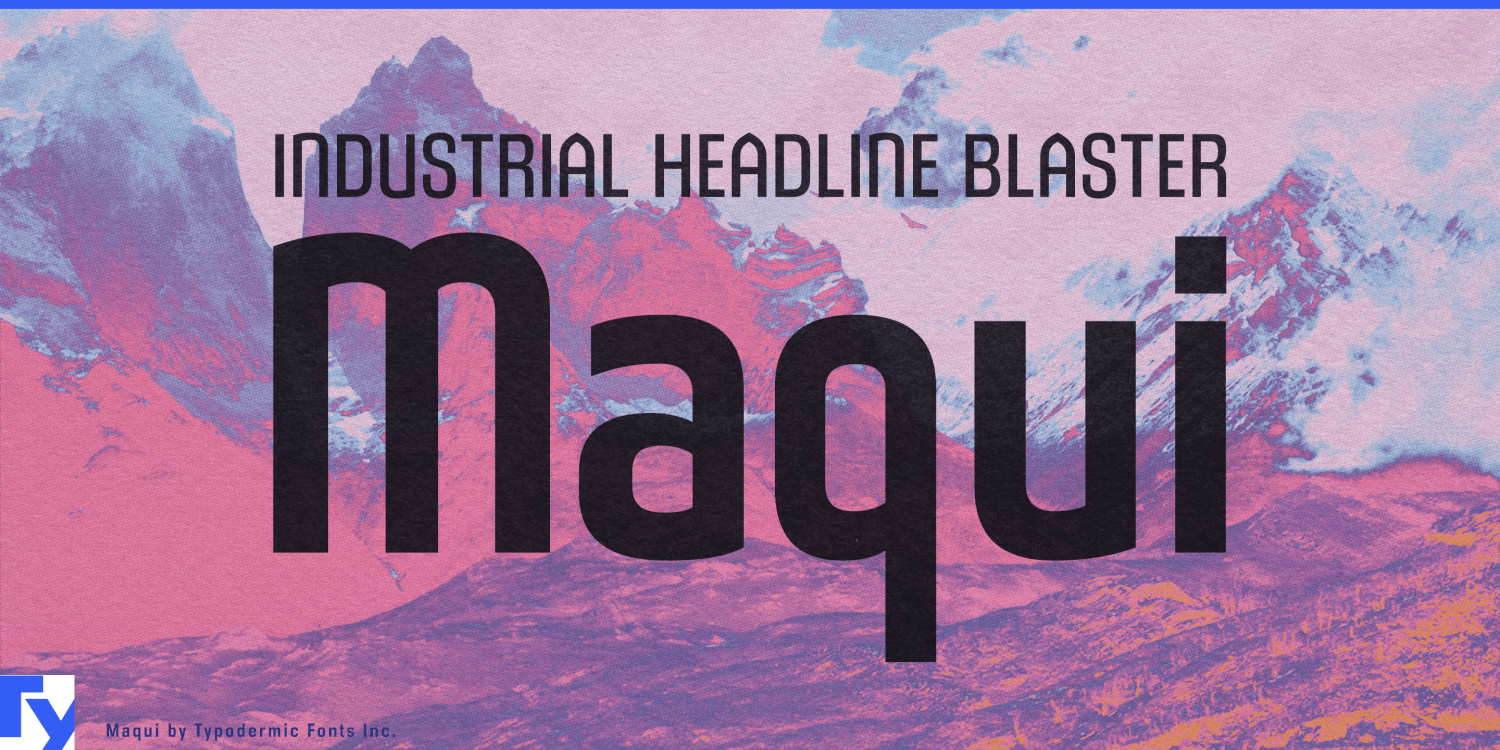 Maqui Font Poster #1