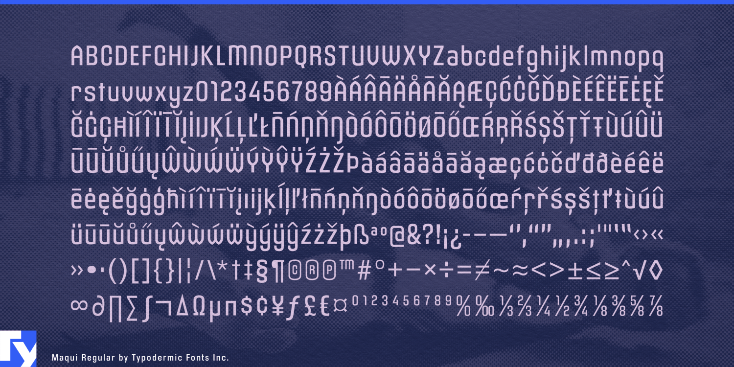 Maqui Font Poster #1