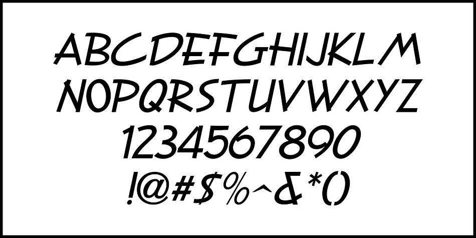Candy Counter Font Poster #1
