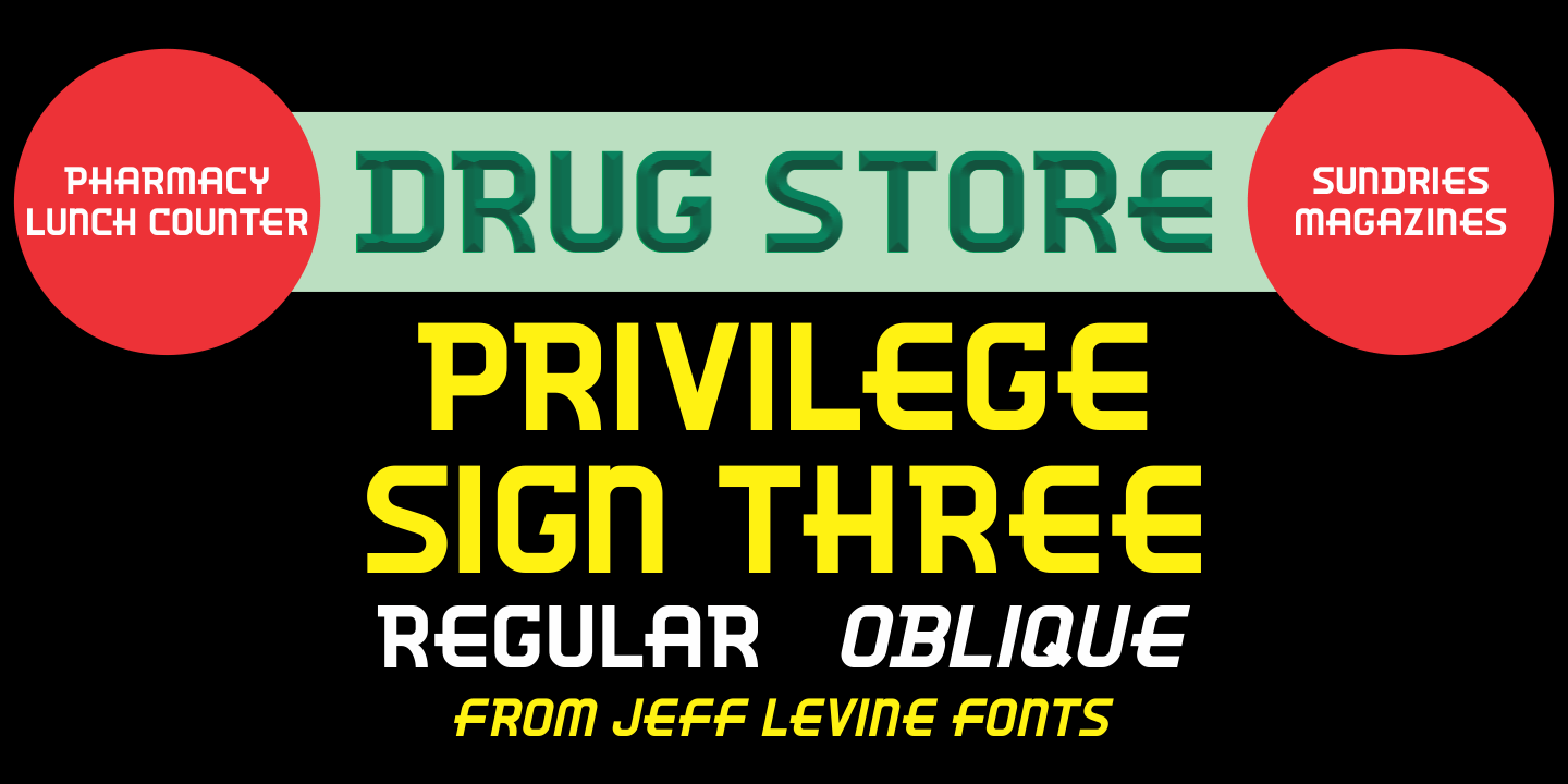 Privilege Sign Three Poster