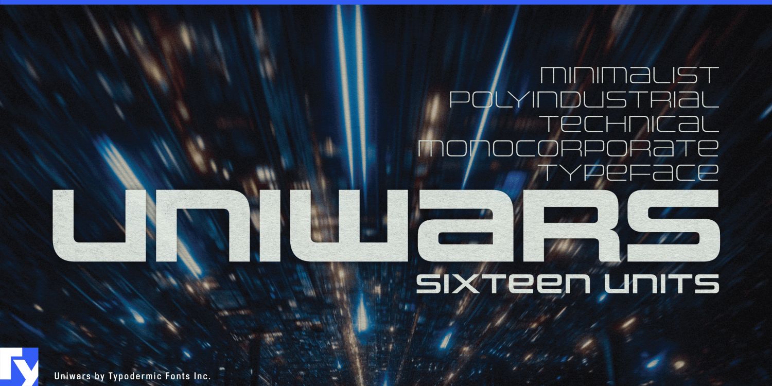Uniwars Font Poster #1