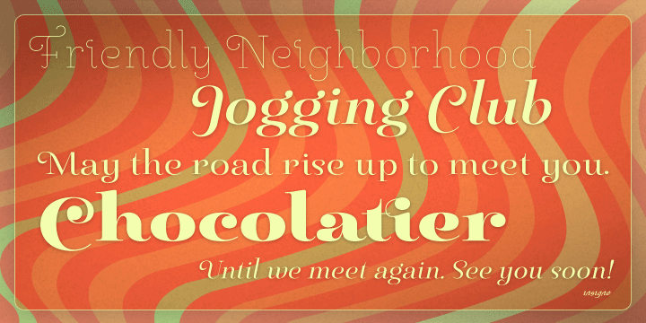 Pauline Didone Font Poster #1