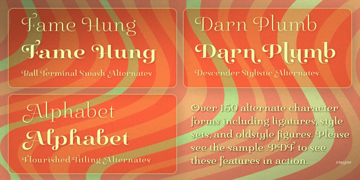 Pauline Didone Font Poster #1