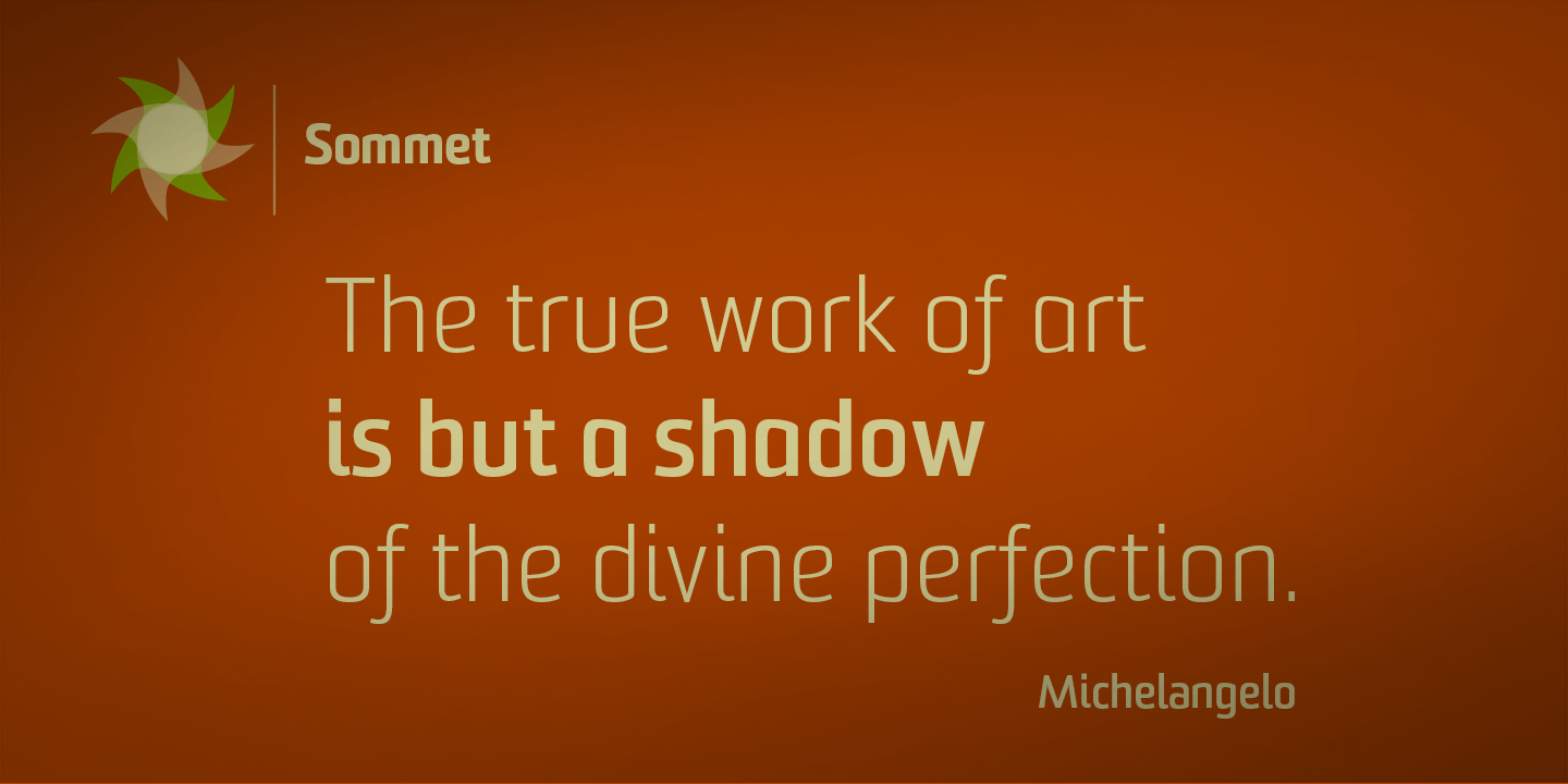 Sommet Font Poster #1