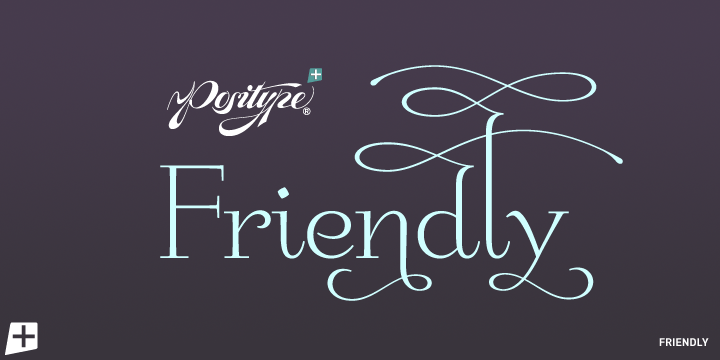 Friendly Font Poster #1