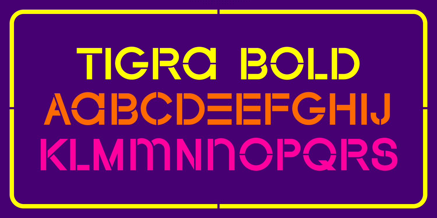 Tigra Font Poster #1