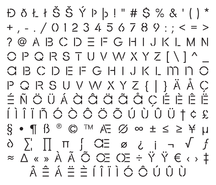 Tigra Font Poster #1