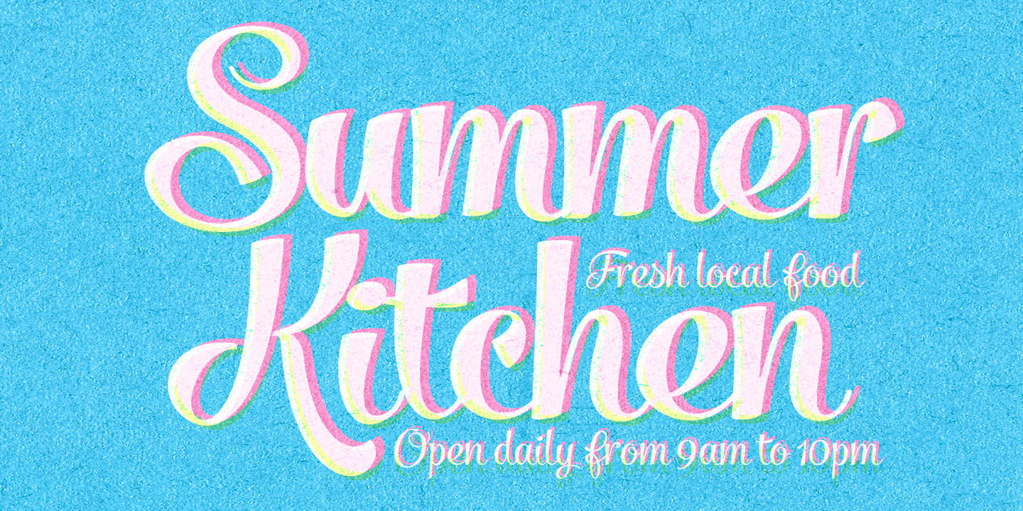 Salamander Font Poster #1