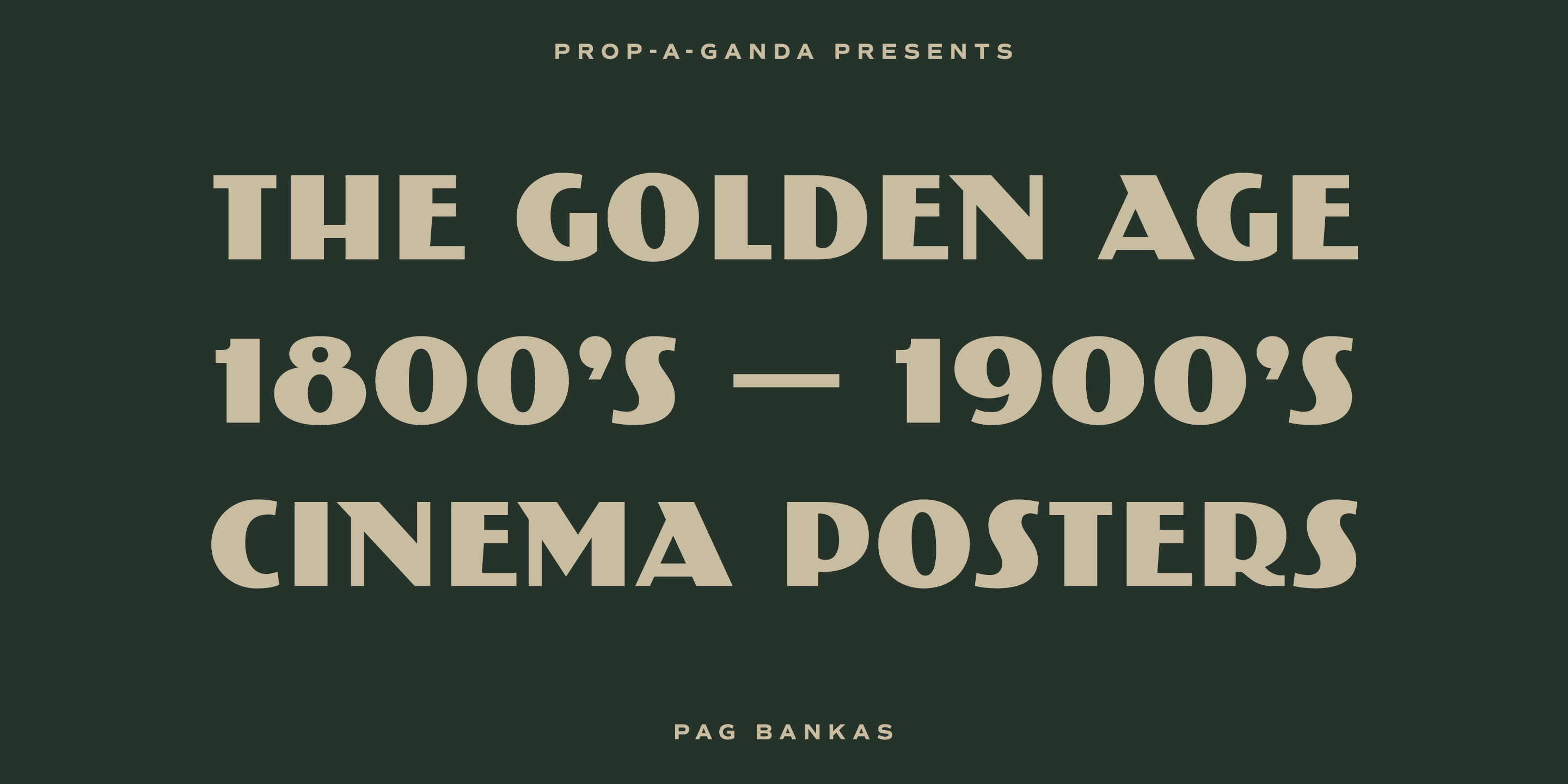 PAG Bankas Font Poster #1