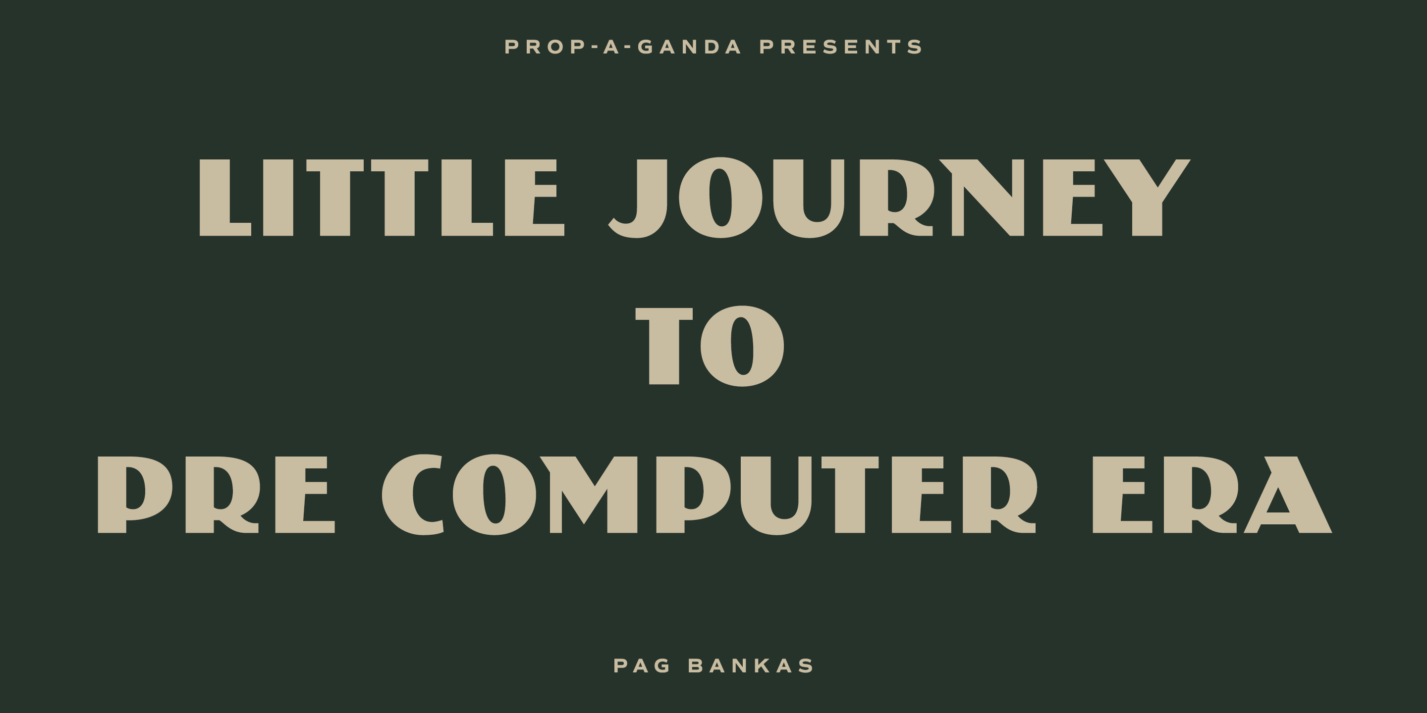 PAG Bankas Font Poster #1