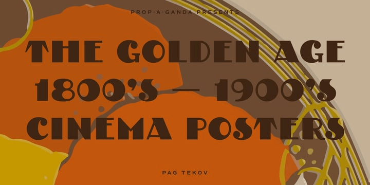 PAG Tekov Font Poster #1