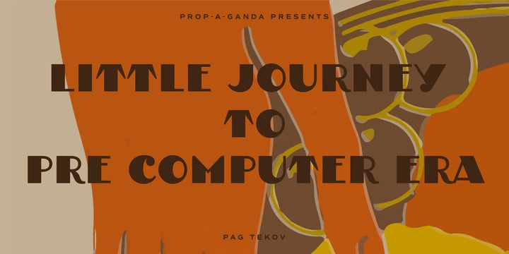 PAG Tekov Font Poster #1