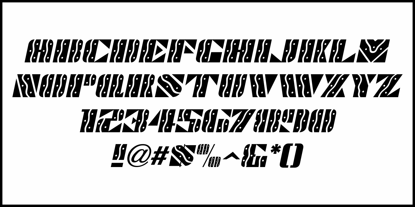 Dance and Sing Font Poster #1