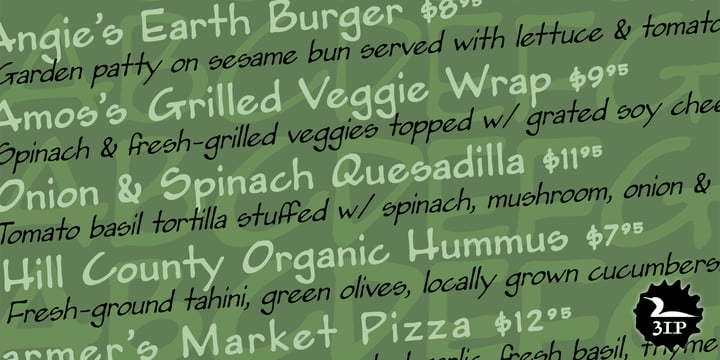 Pumpkinseed Font Poster #1