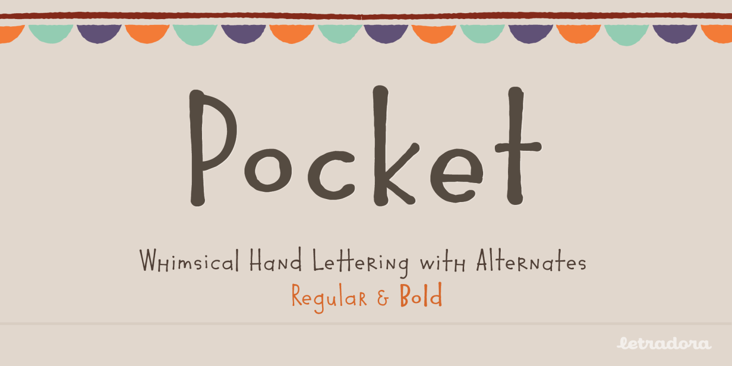 Pocket Font Poster #1