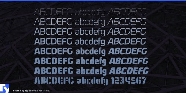 Hybrea Font Poster #1