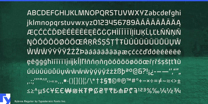 Hybrea Font Poster #1