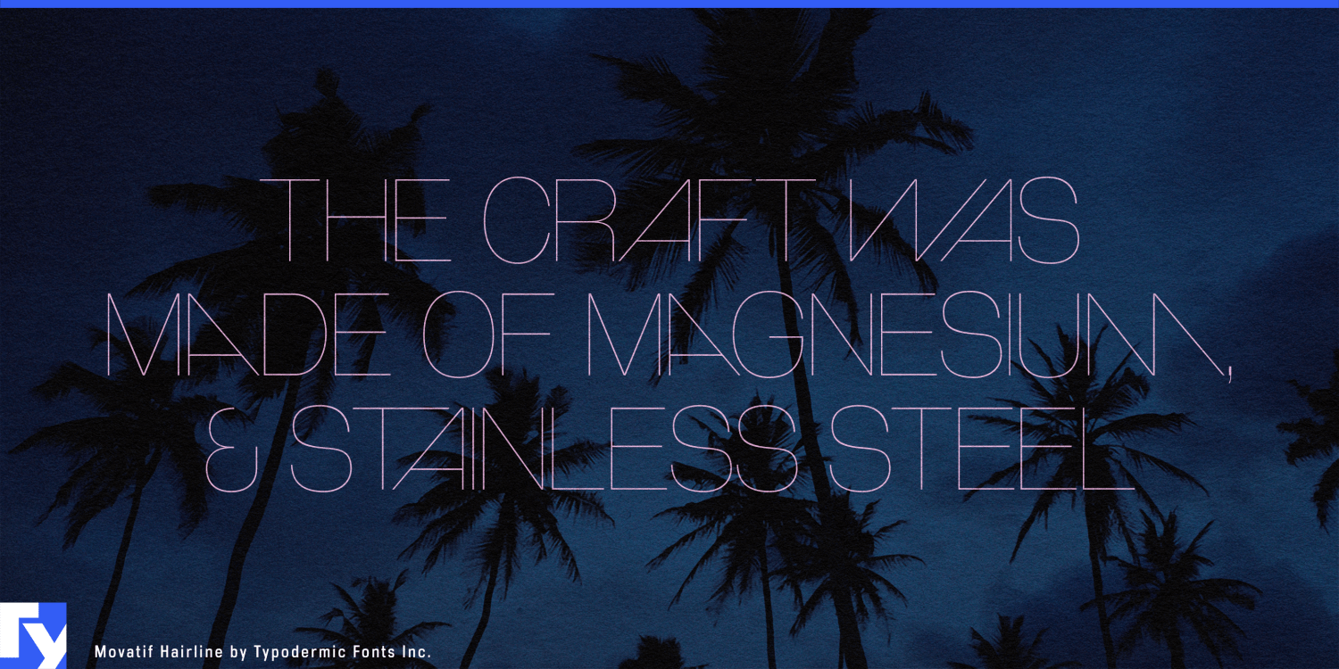 Movatif Font Poster #1