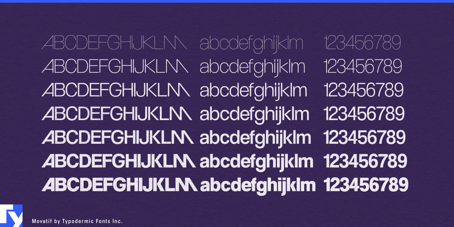Movatif Font Poster #1
