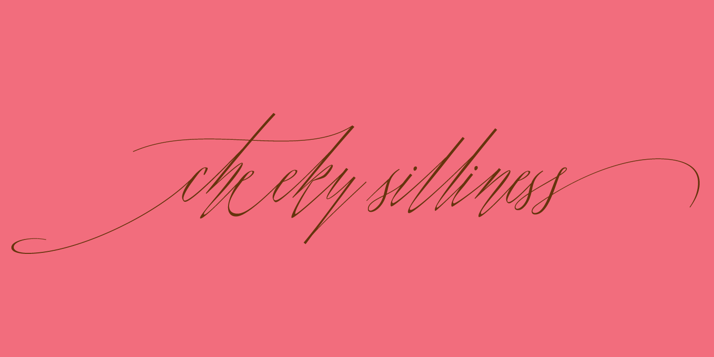 Shameless Font Poster #1