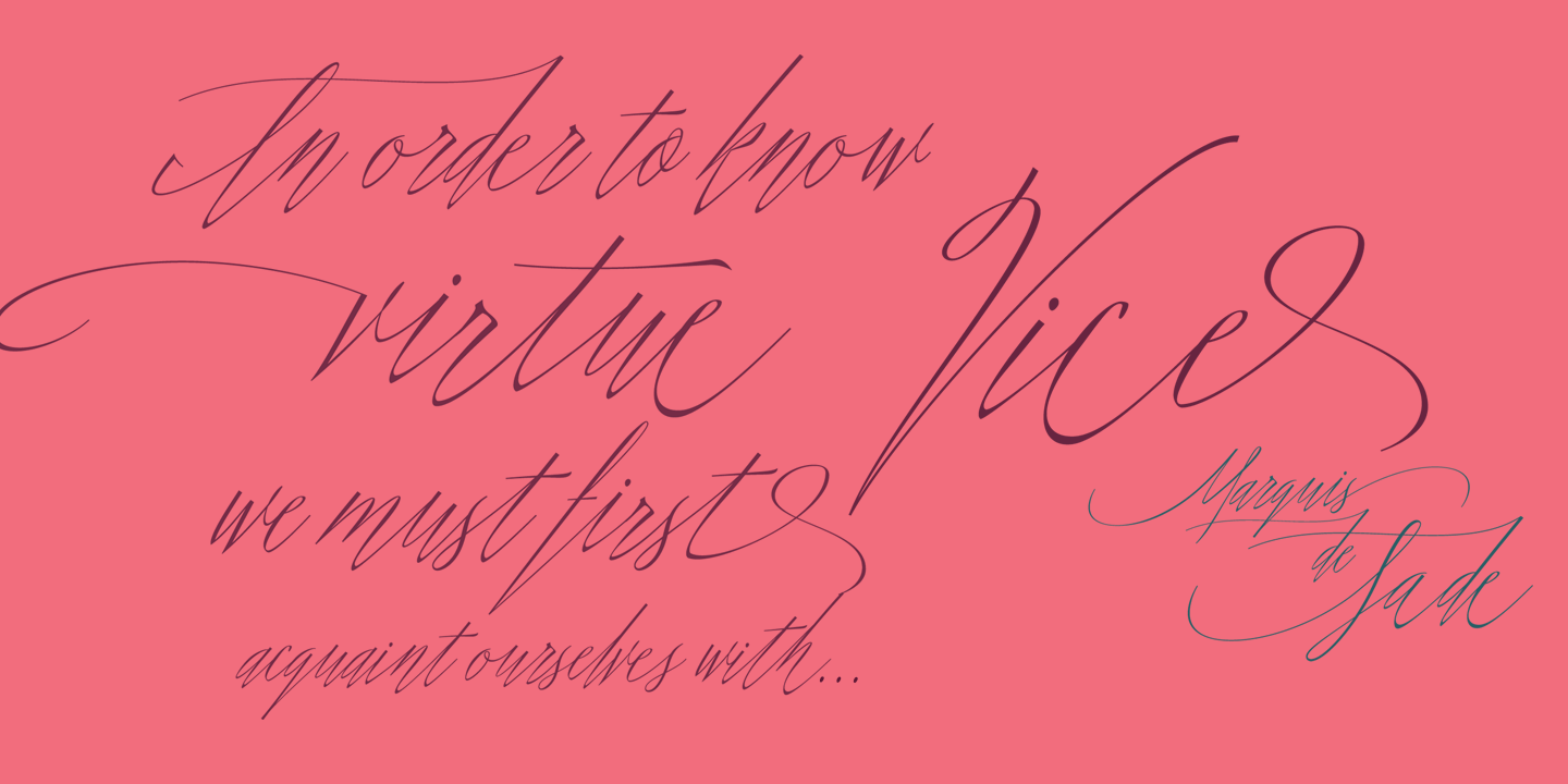 Shameless Font Poster #1