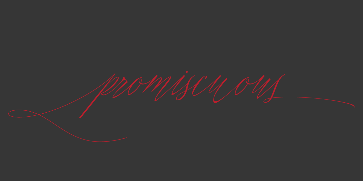 Shameless Font Poster #1