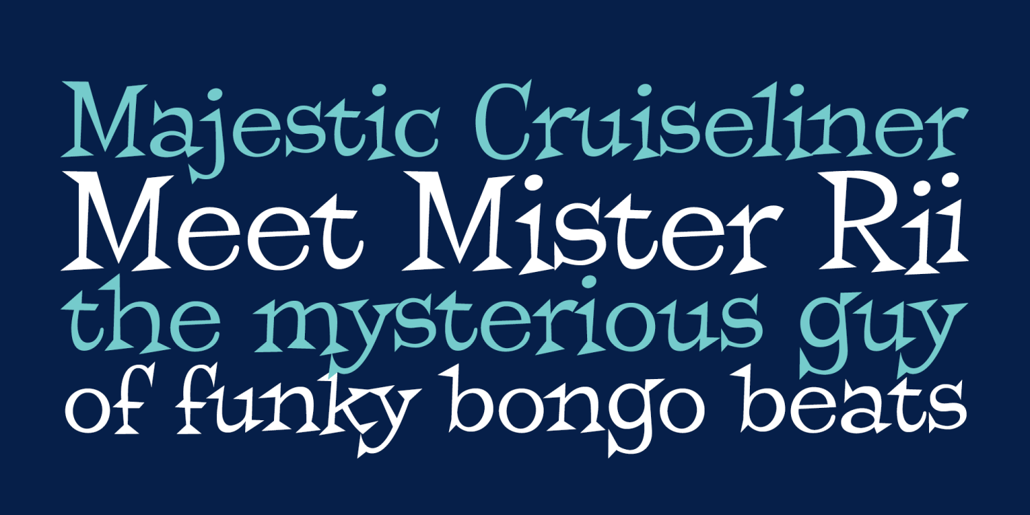 Mister Rii Font Poster #1