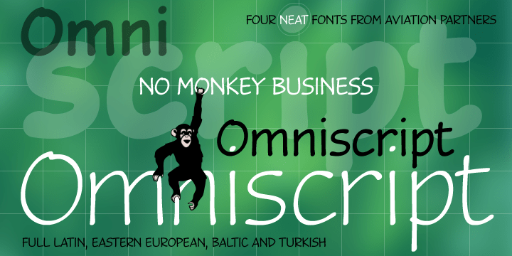Omniscript Font Poster