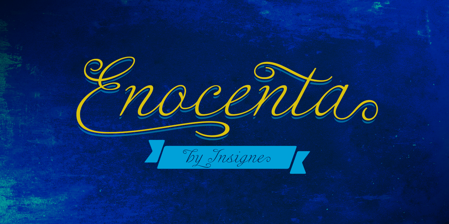 Enocenta Font Poster #1