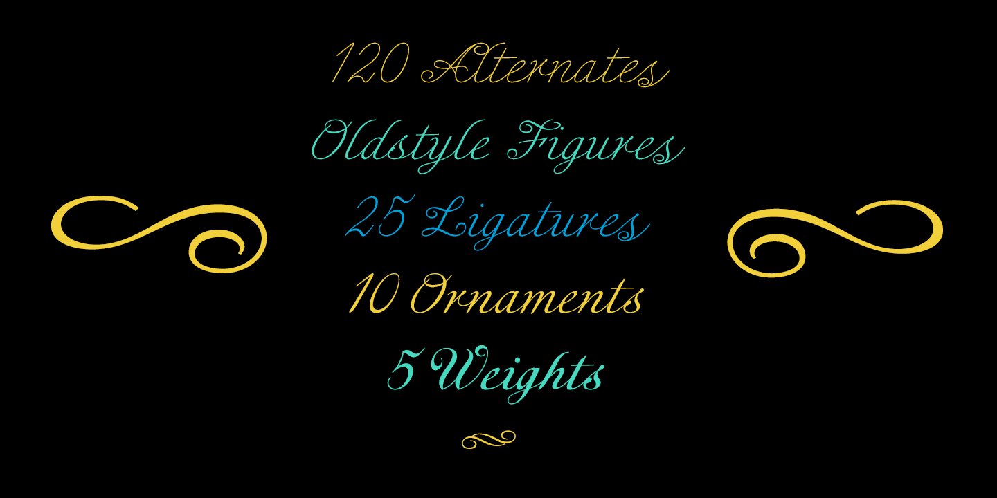 Enocenta Font Poster #6