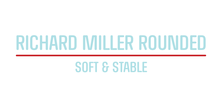 Richard Miller Rounded Font Poster #1