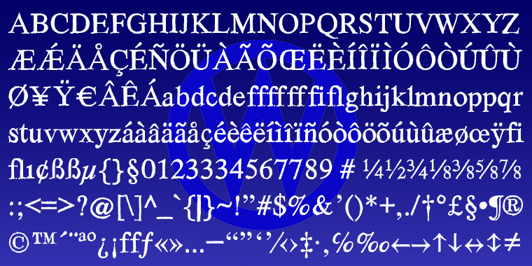 HardTimes Roman Font Poster #1