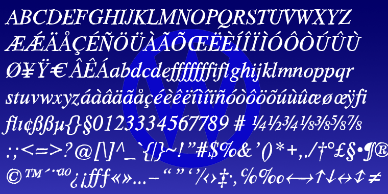 HardTimes Roman Font Poster #1