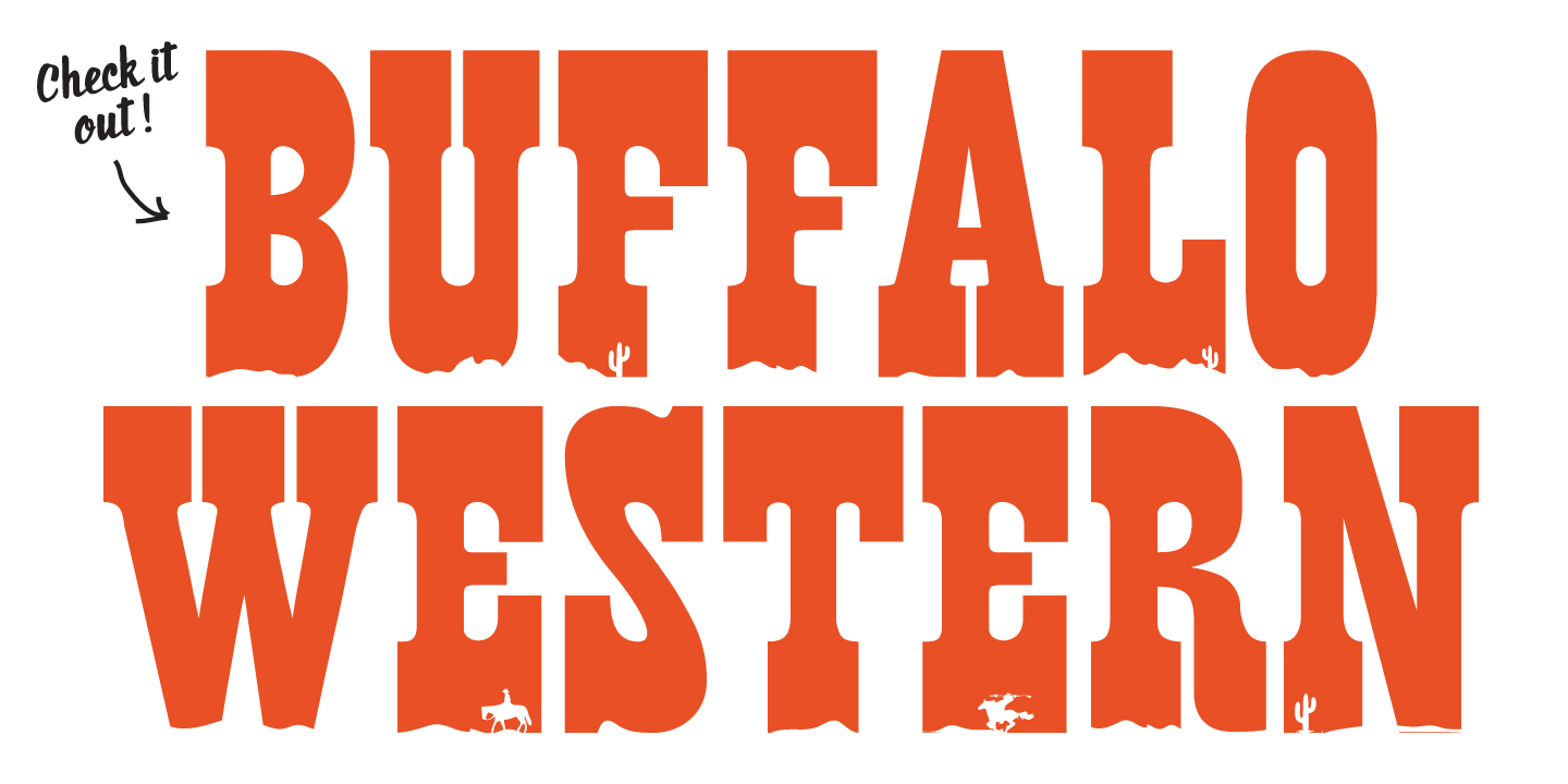 Buffalo Western Poster