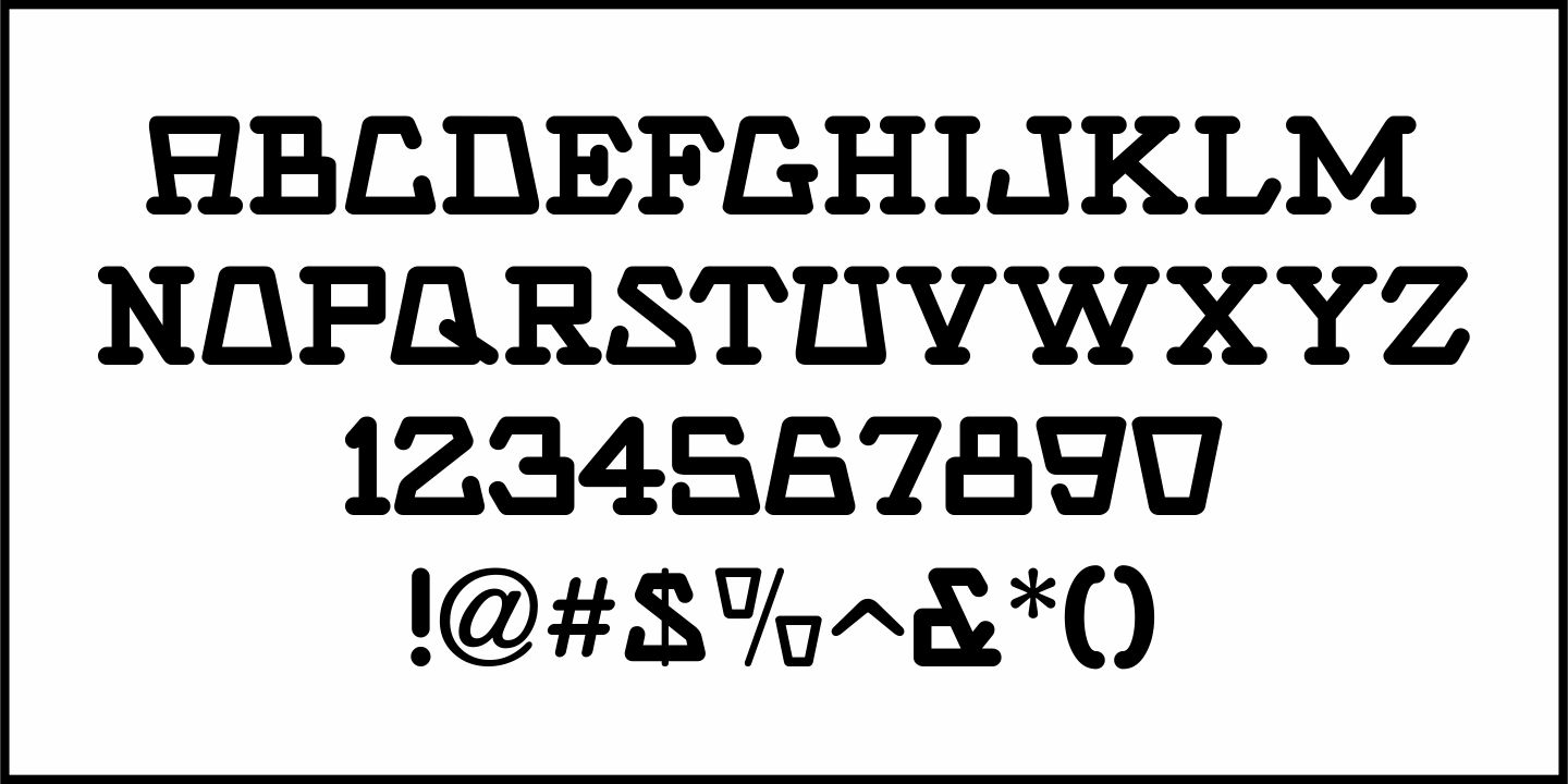 Silent Film Font Poster #3