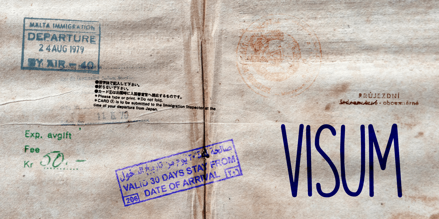 Visum Font Poster #1