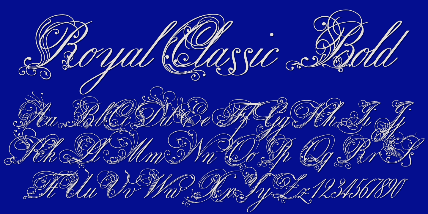 Royal Classic Bold Font Poster #1
