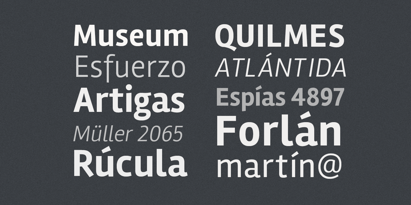 Rambla Font Poster #1