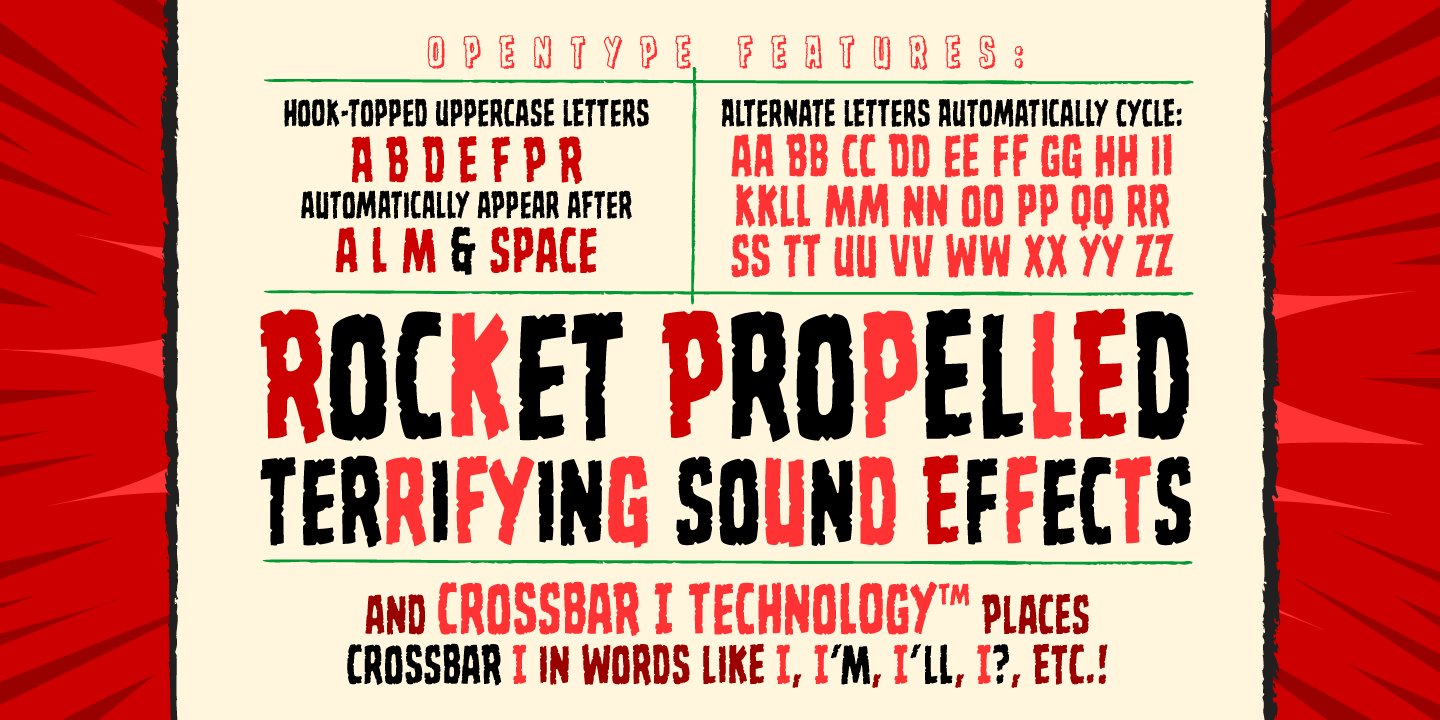 Monstrosity Font Poster #1