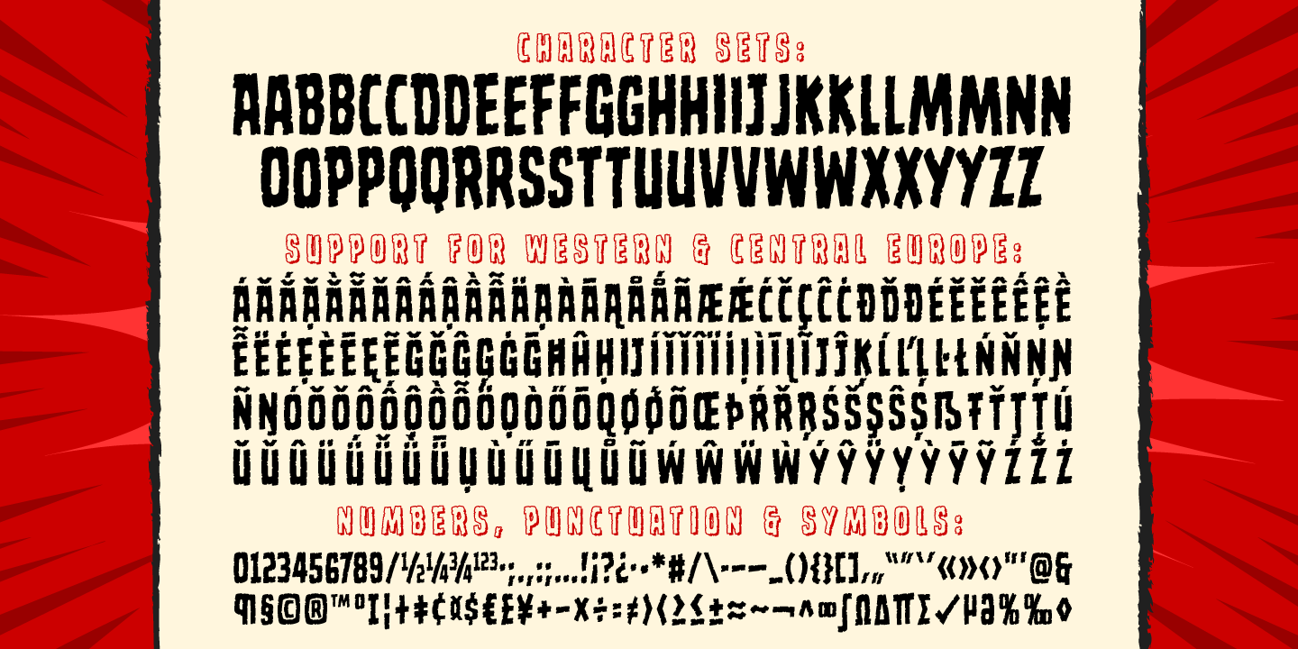 Monstrosity Font Poster #1