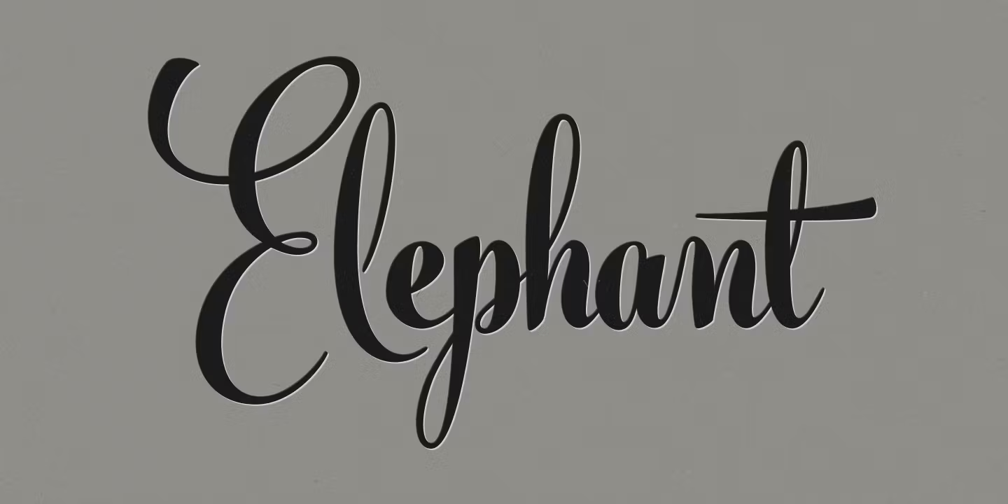Silver Font Poster #1