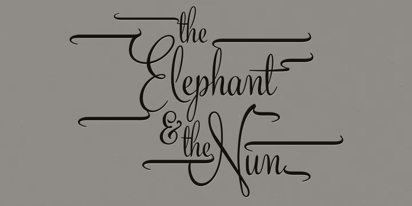 Silver Font Poster #1