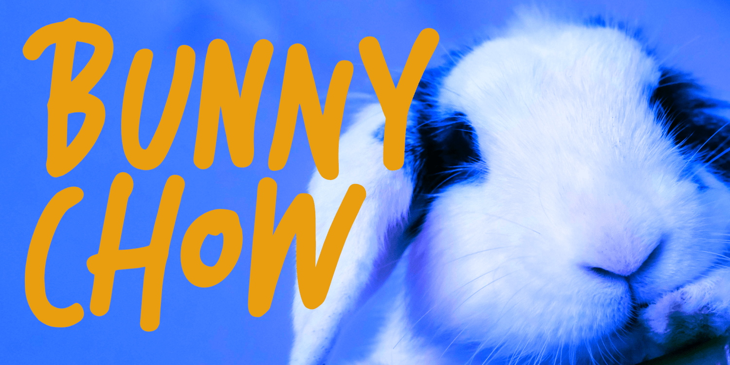 Bunny Chow Font Poster