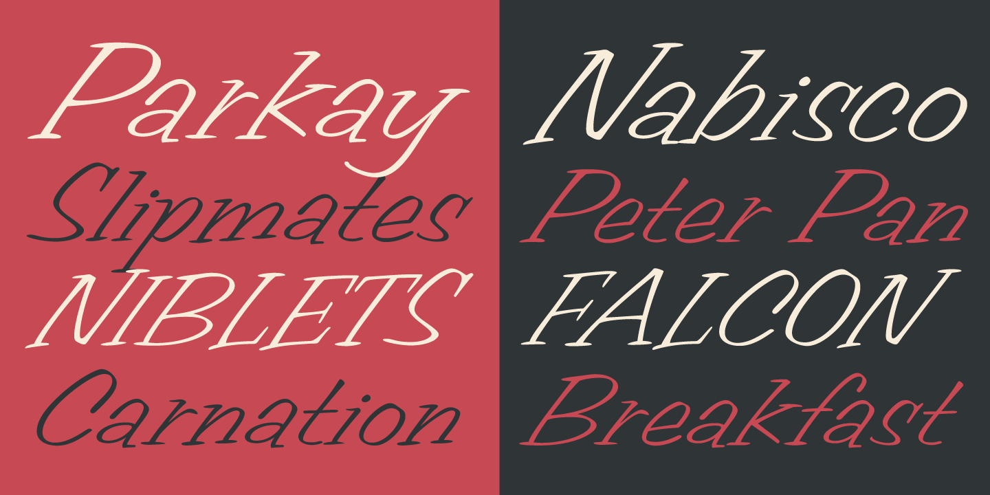 Filmotype Carmen Font Poster #4