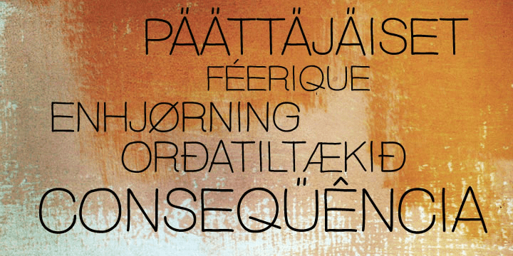 Eight Zeta Font Poster #1