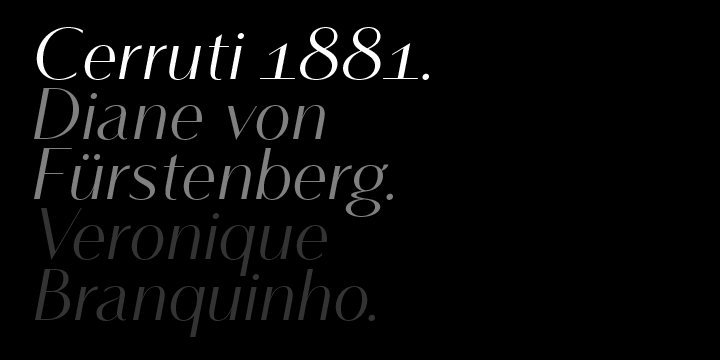 Vanitas Font Poster #1